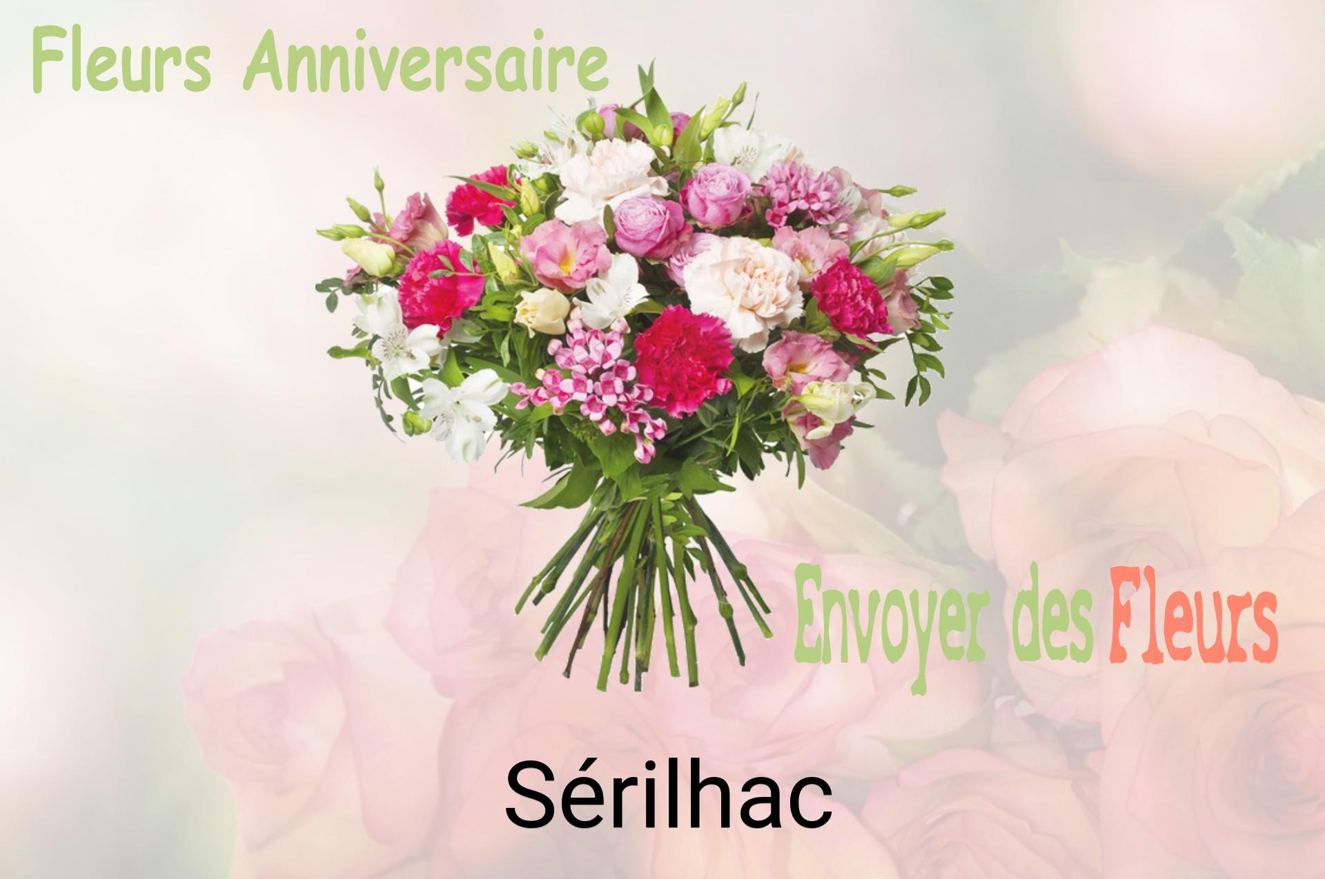 Bouquet de fleurs d’anniversaire livré à Sérilhac