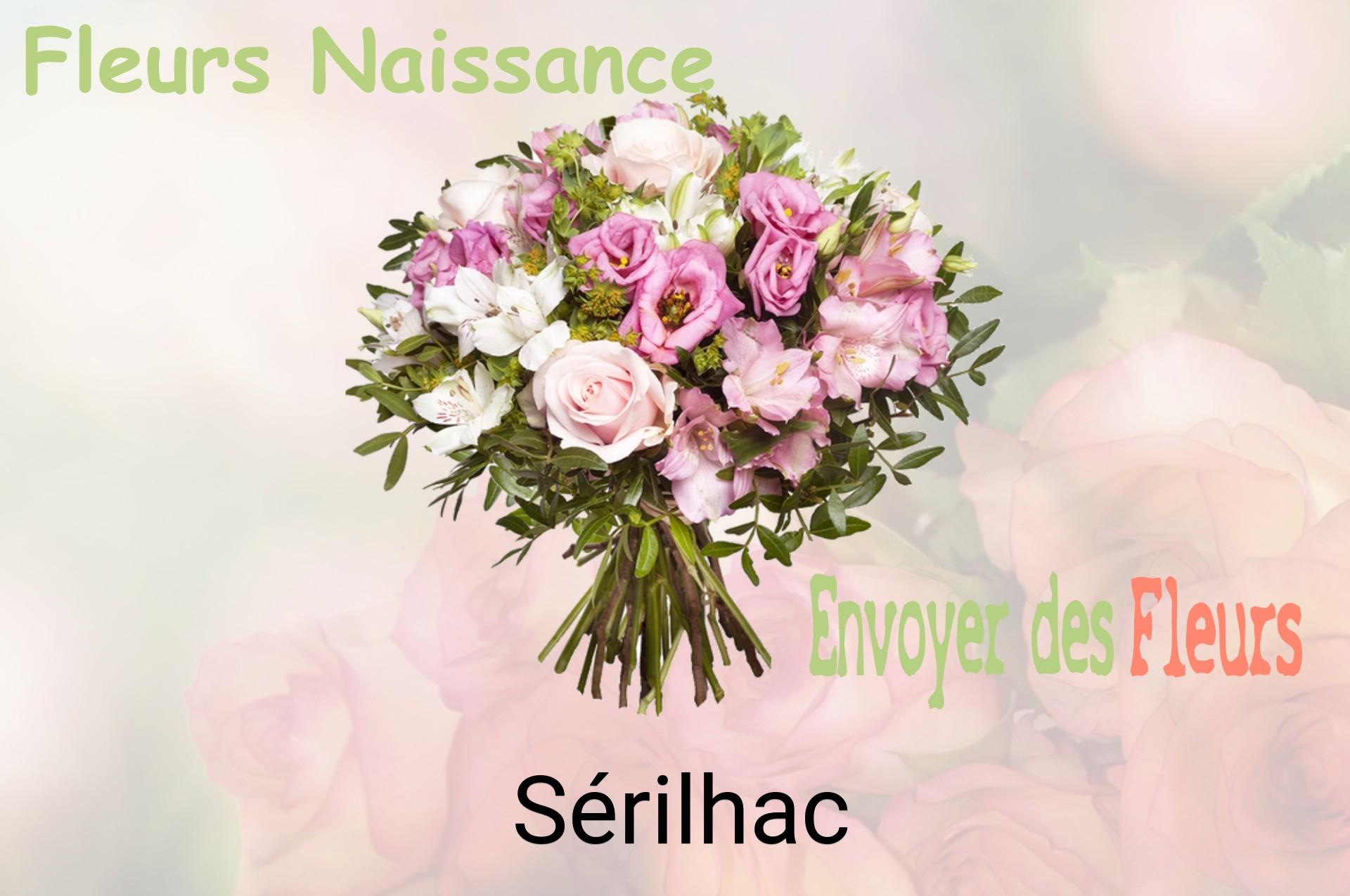 Bouquet de fleurs de naissance livré à Sérilhac